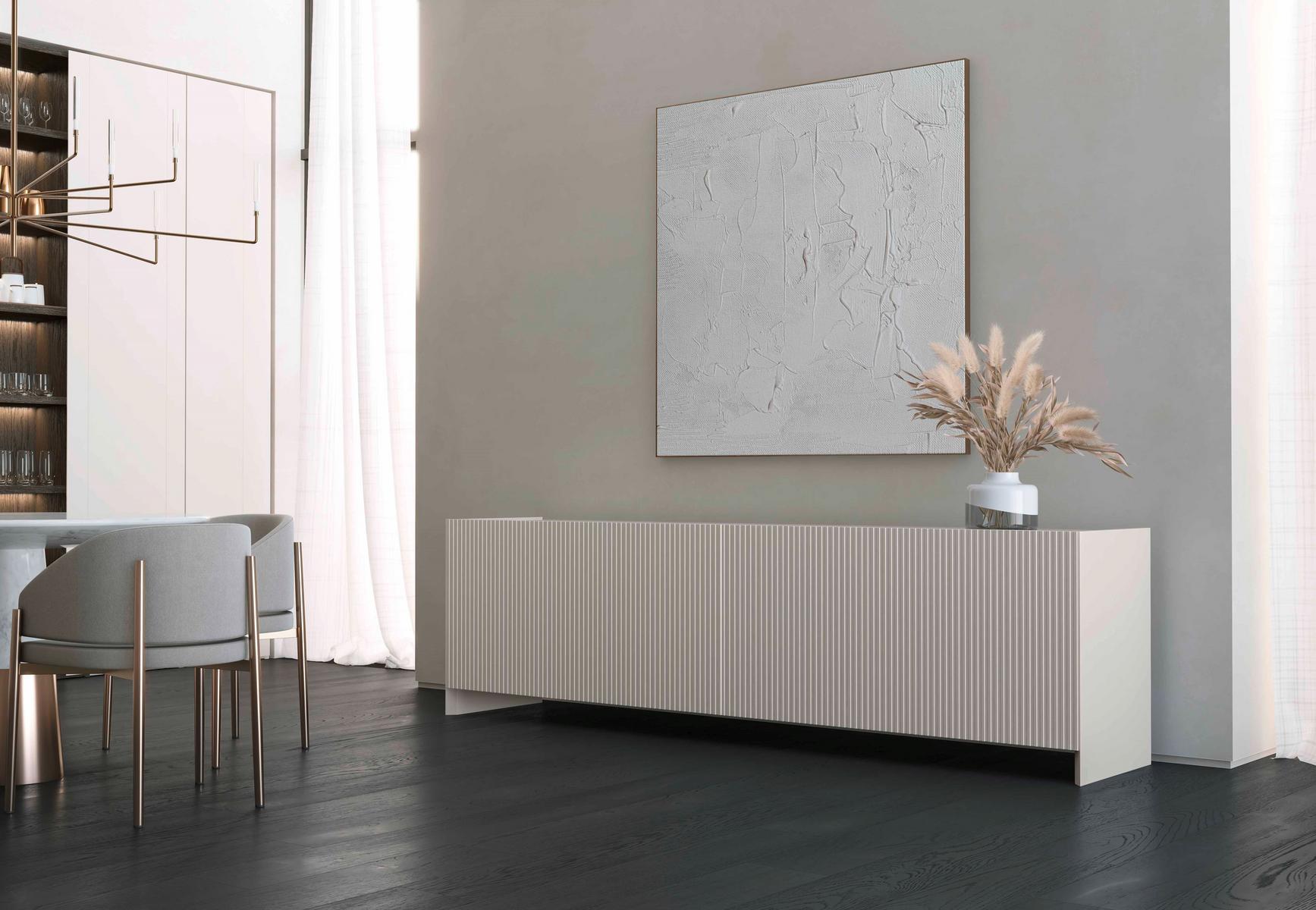 COMPLANAR SIDEBOARD Sideboard with coplanar doors