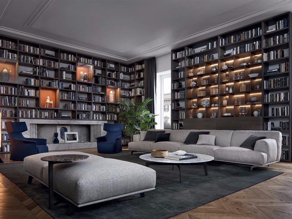 TRIBECA Sectional fabric sofa