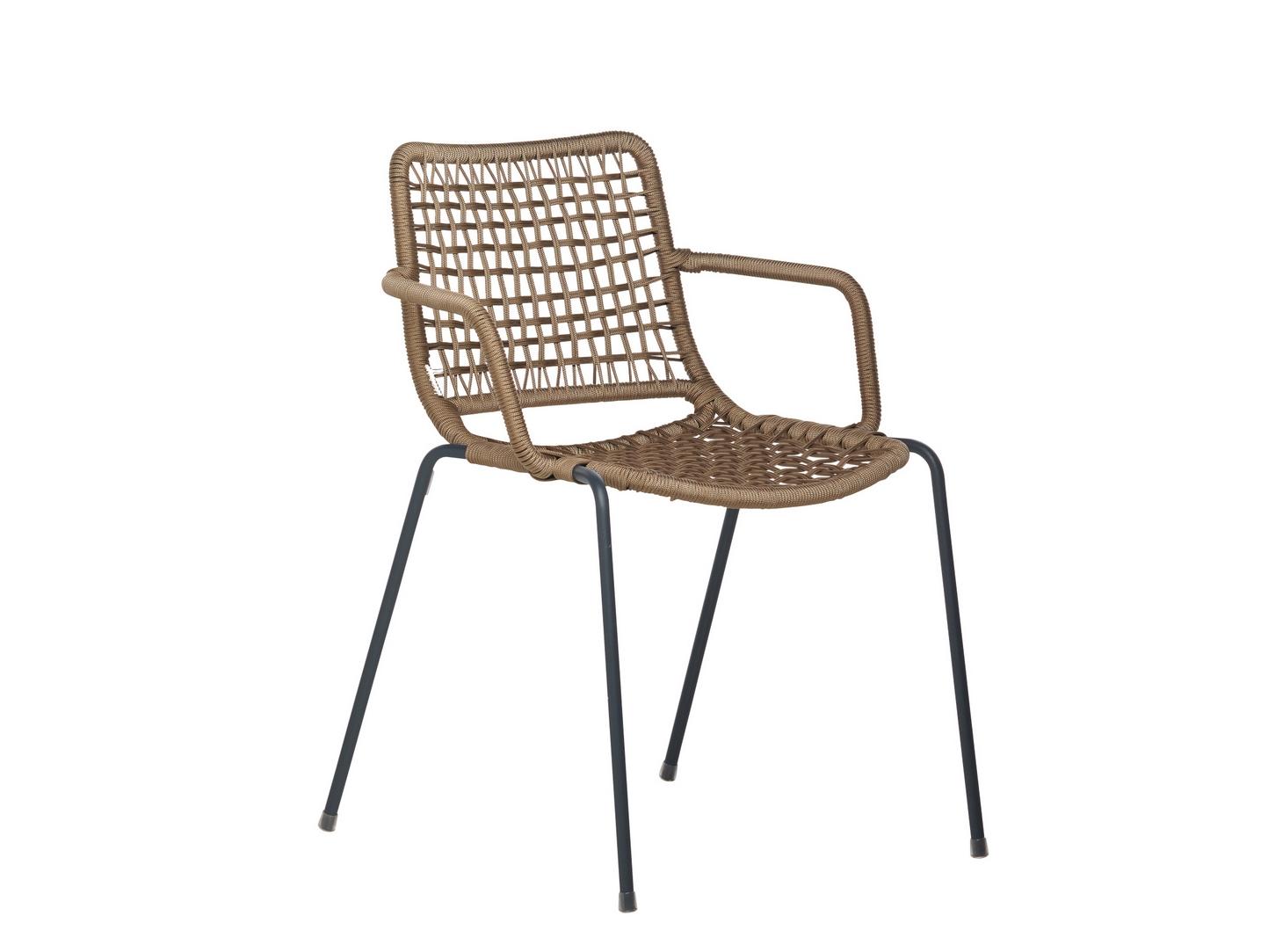 EGAO Steel chair with armrests