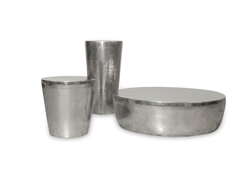 CAIRO Round metal coffee table