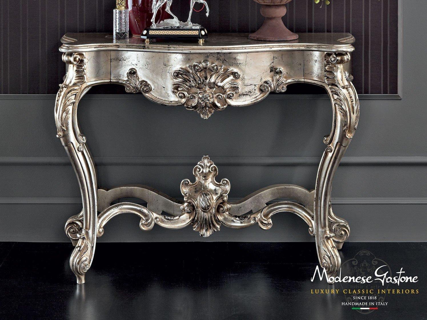 12605 Solid wood console table