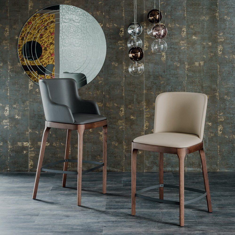 MAGDA Wood bar chair