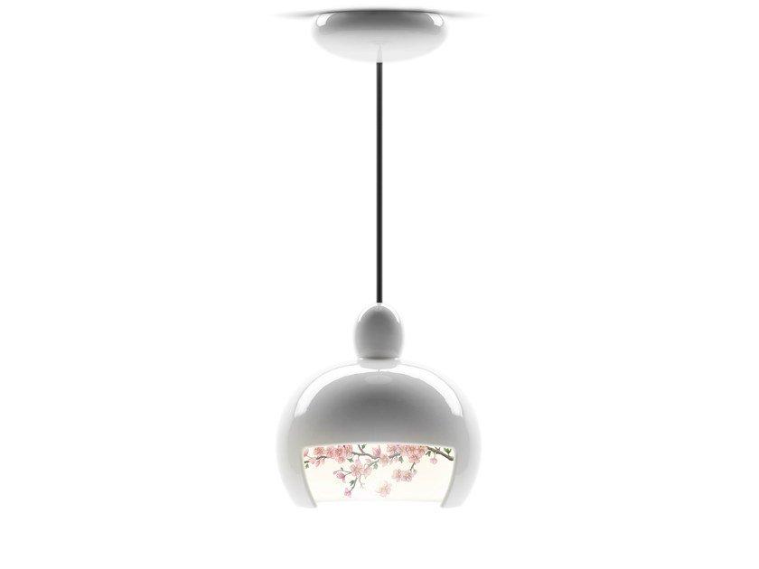 JUUYO PEACH FLOWERS Ceramic pendant lamp