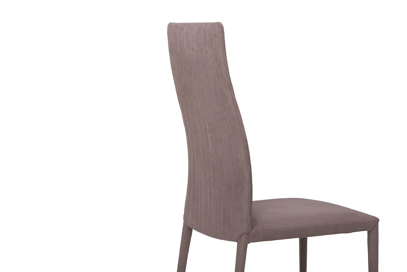 JOSEFINE Upholstered high-back leather chair