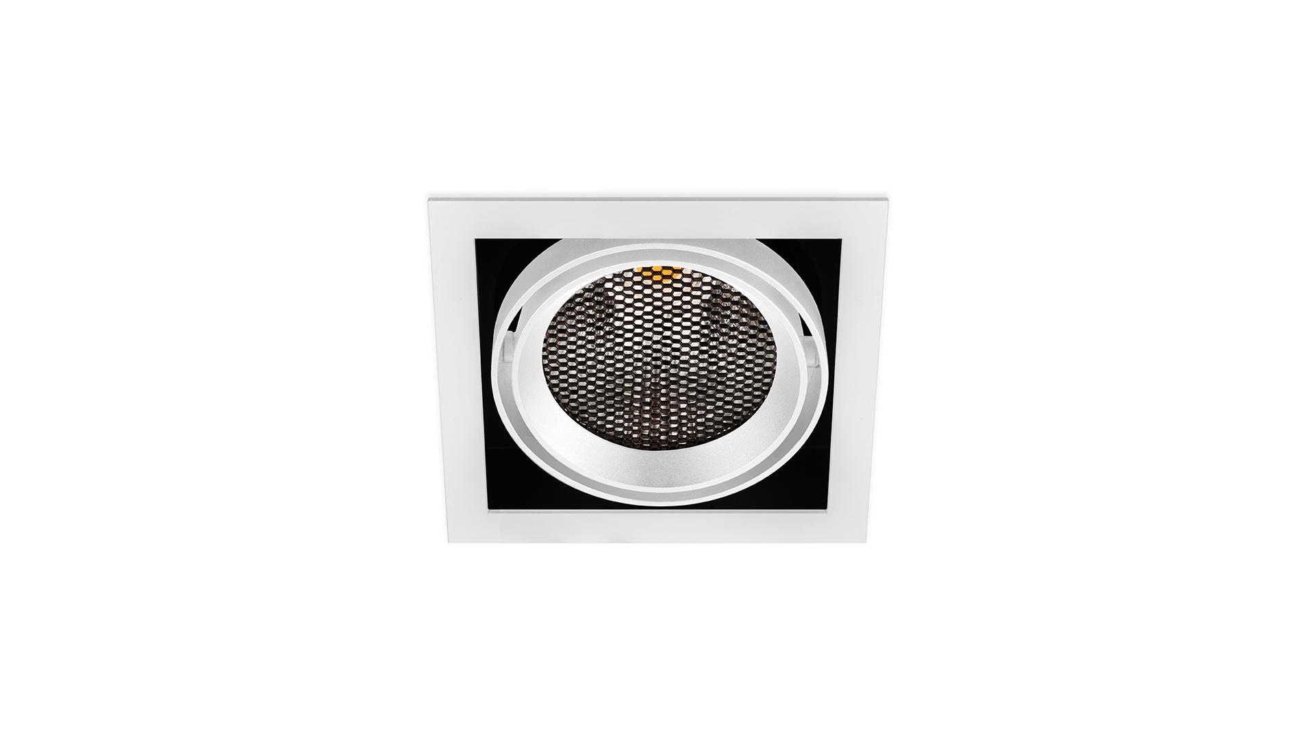 HUBBLE LED adjustable square spotlight