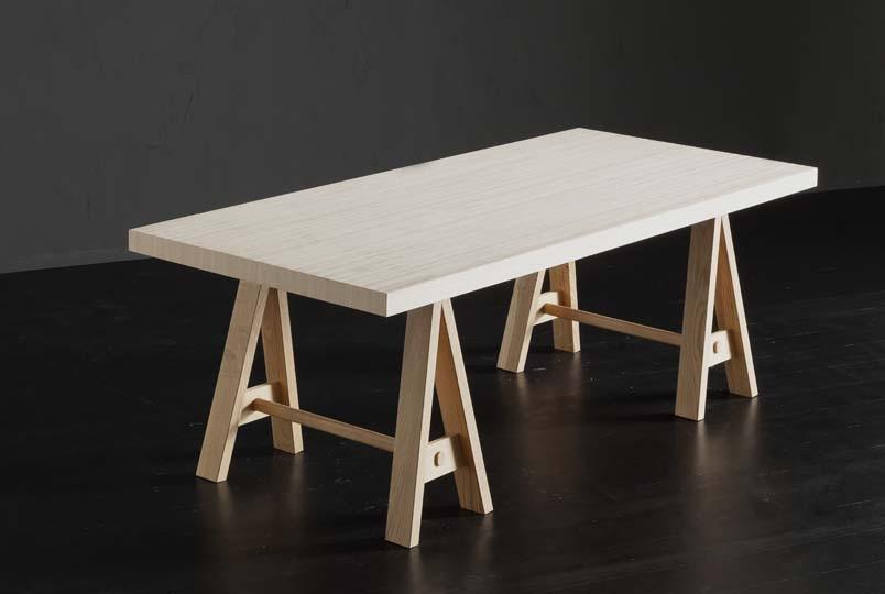 NIZZA + HORSE Rectangular wooden dining table