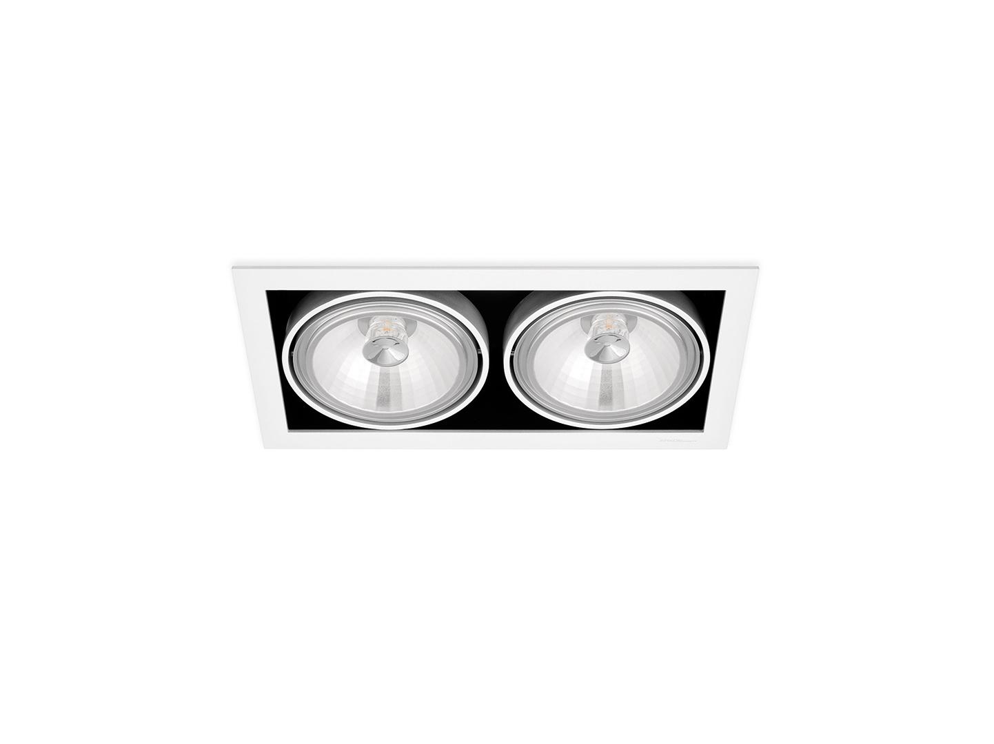 ORBITAL 2 QR-111 LED recessed aluminium spotlight ORBITAL 2 QR-111 LED recessed aluminium spotlight