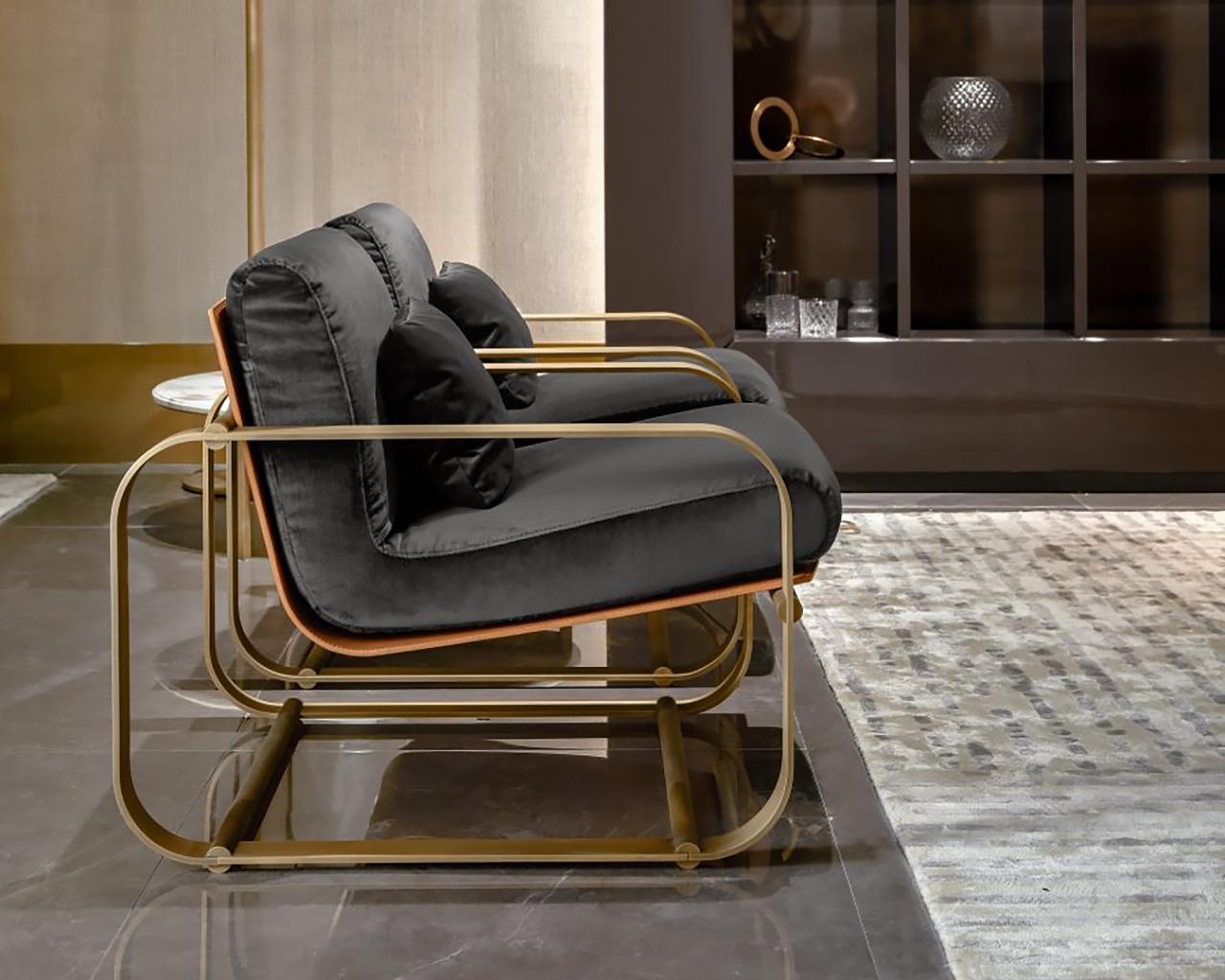 GIZA Nabuk armchair