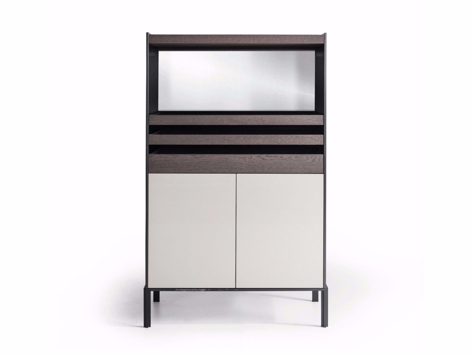 QUINTEN Wooden highboard with drawers