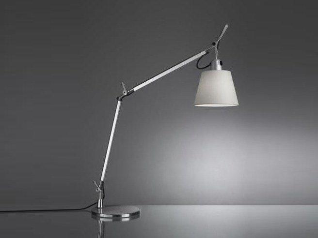 TOLOMEO BASCULANTE TABLE Satin table lamp