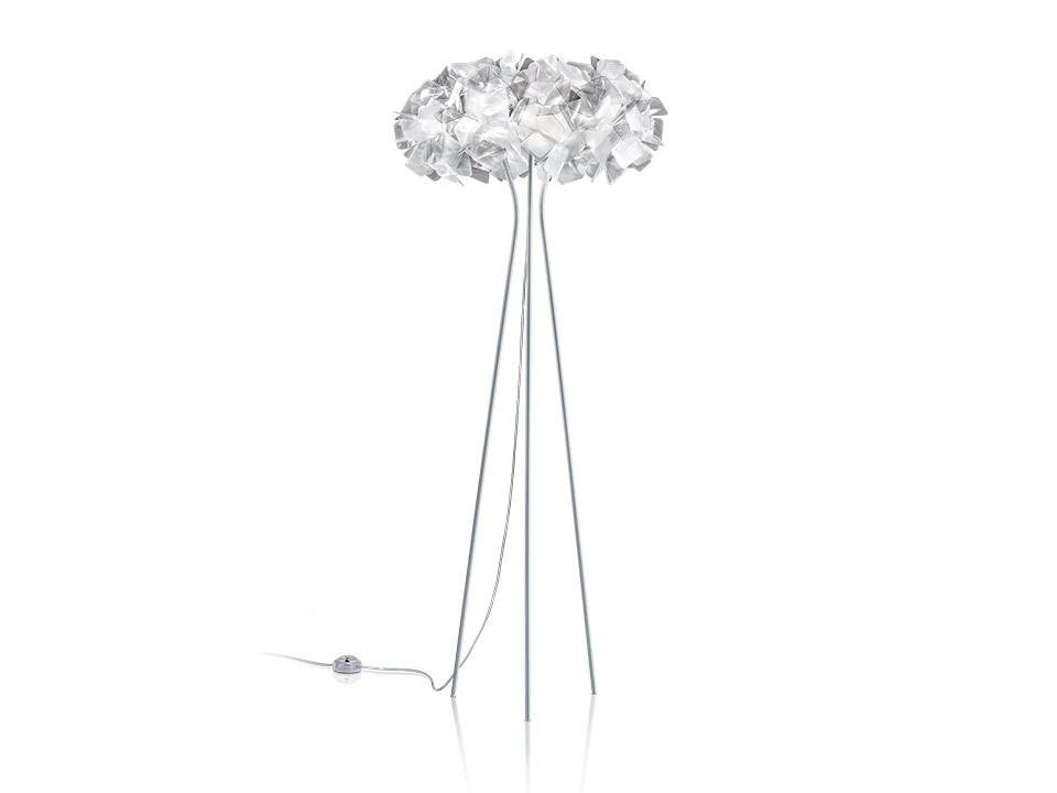CLIZIA FUMÉ Lentiflex® and Cristalflex Fumé® LED floor lamp