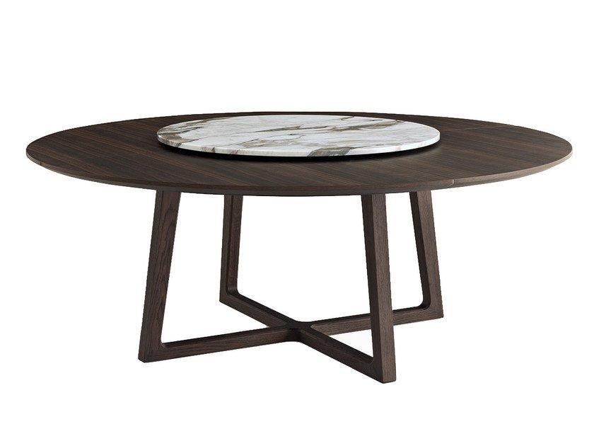 CONCORDE Round solid wood table