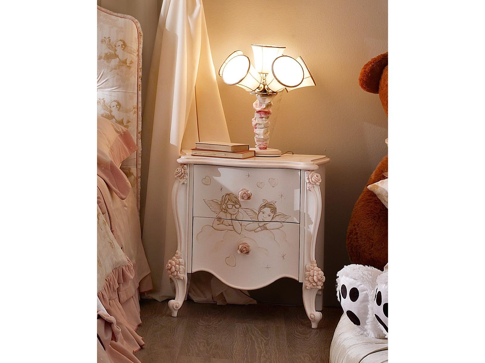 ADELE Kids' bedside table with drawers