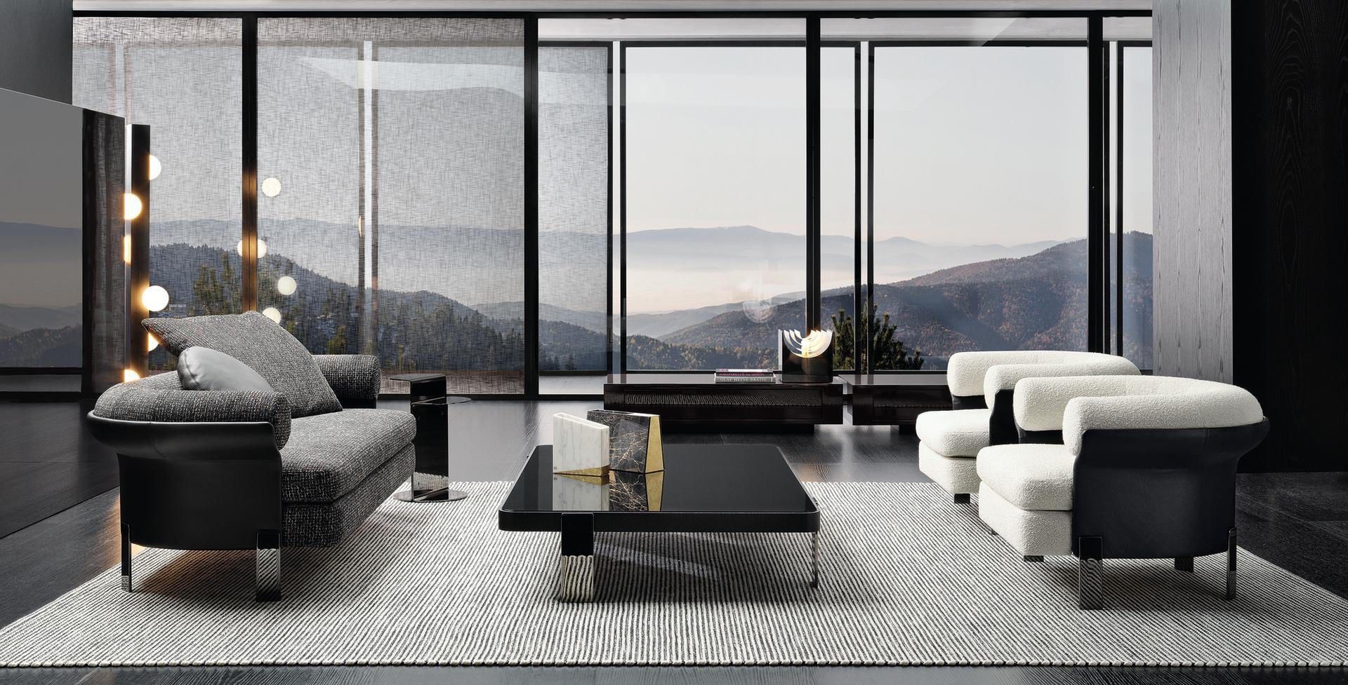 MATTIA 3 seater fabric sofa
