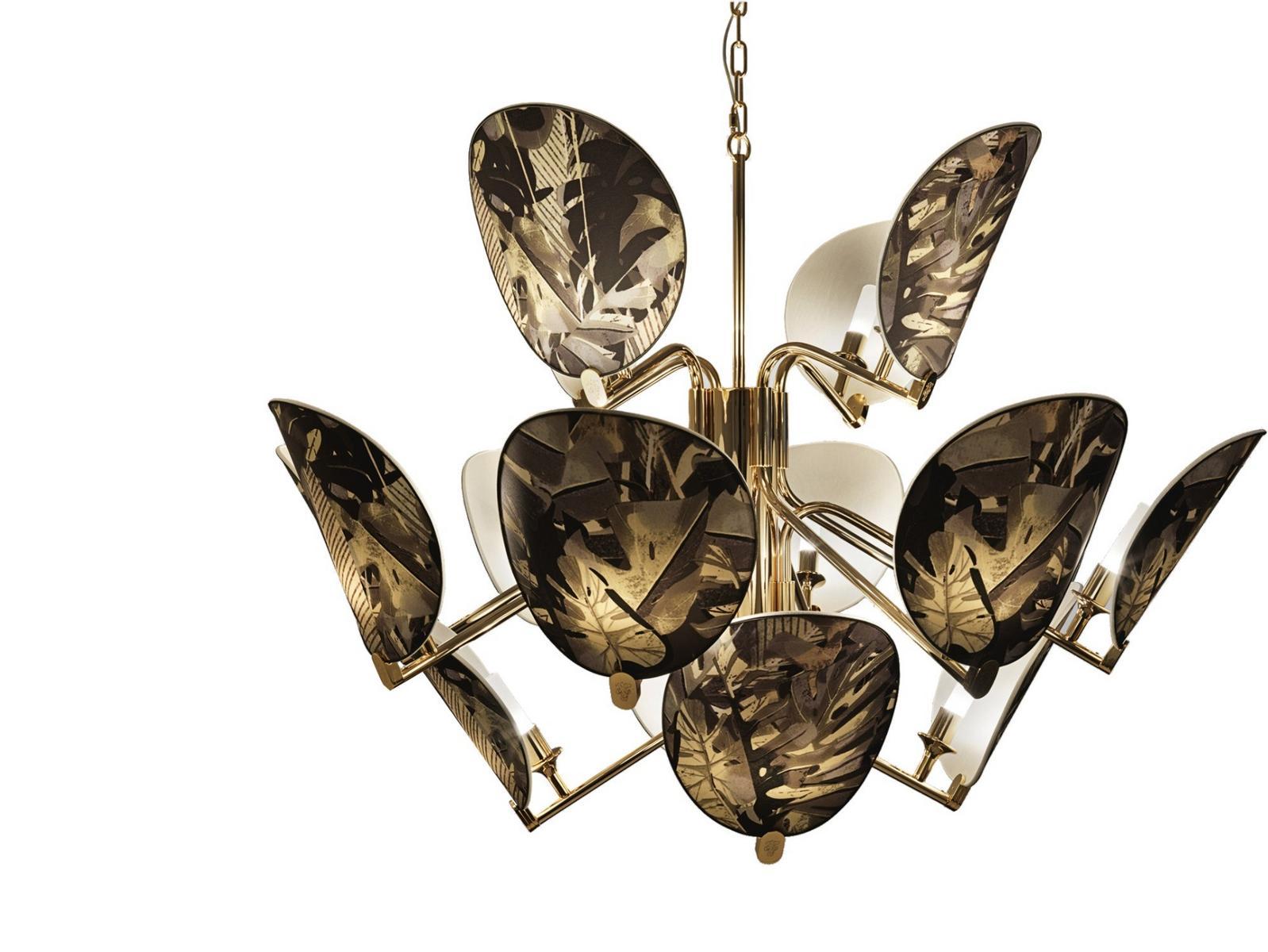 AKIRA LED indirect light brass pendant lamp