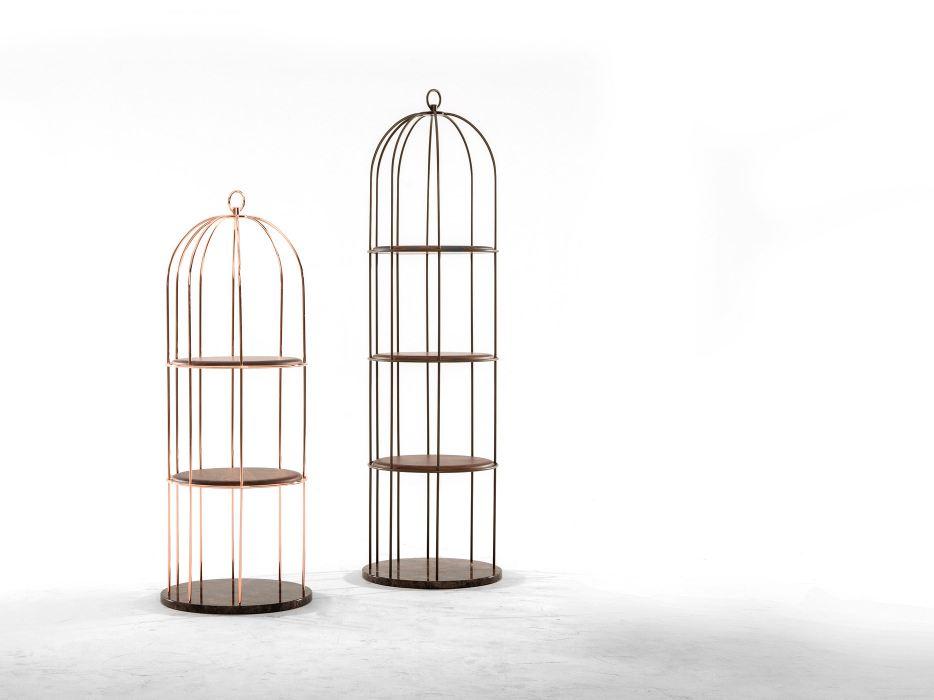 TWEET Open freestanding metal bookcase
