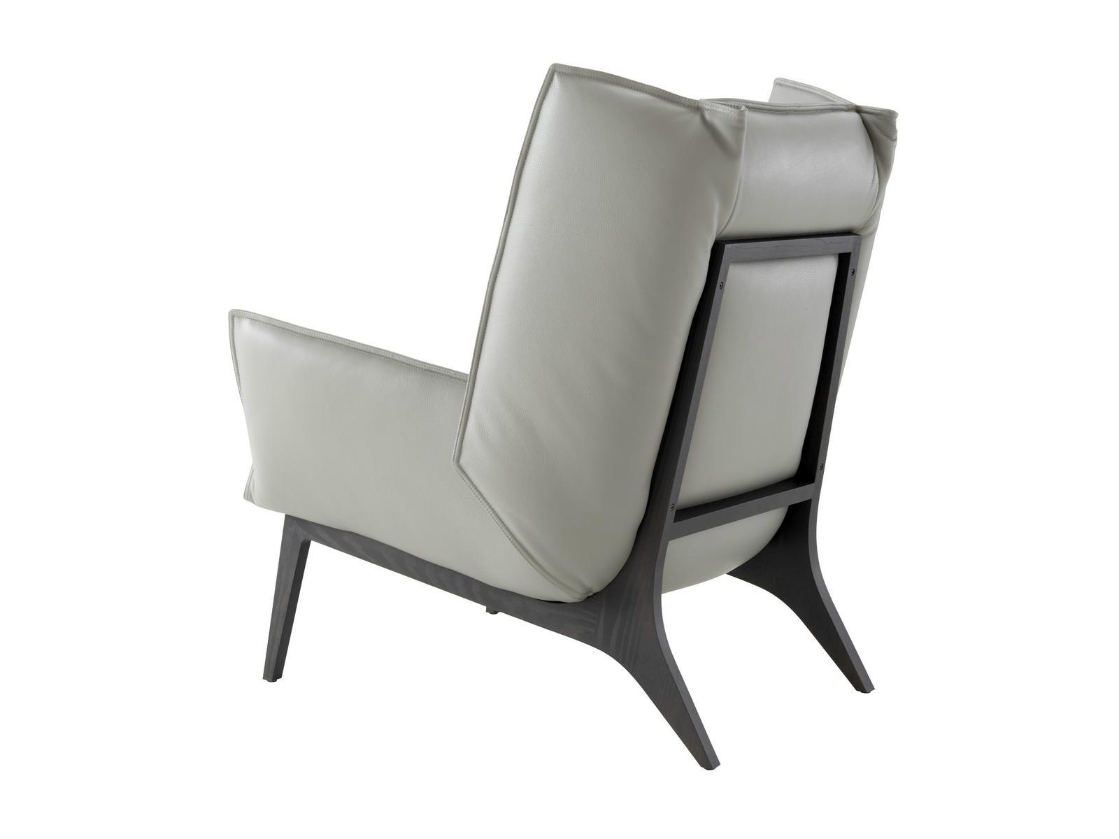 TOA Leather armchair with armrests