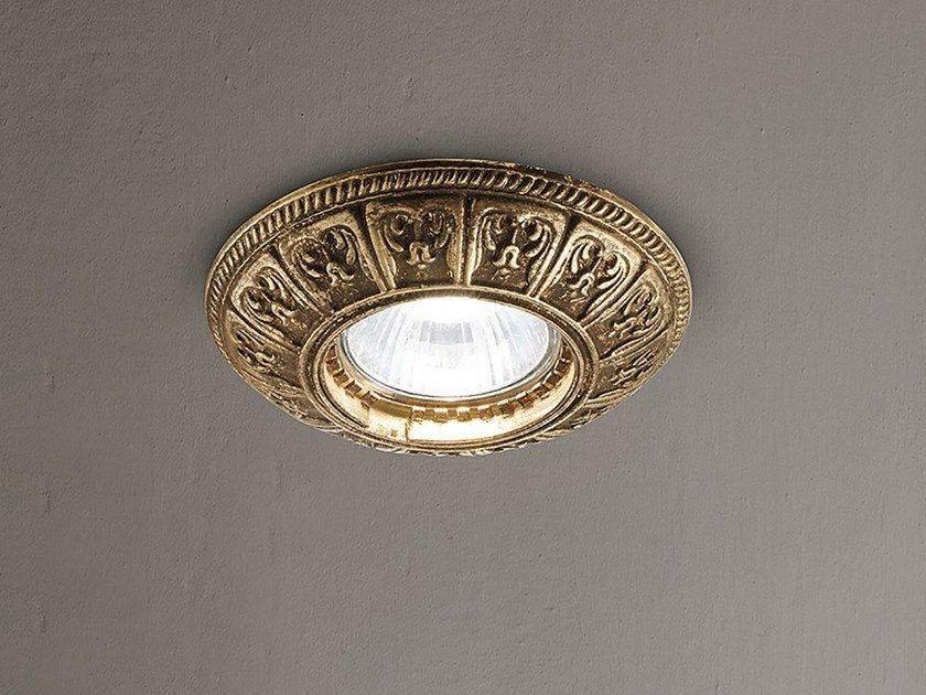 BRASS & SPOTS VE 1192 Semi-inset brass spotlight