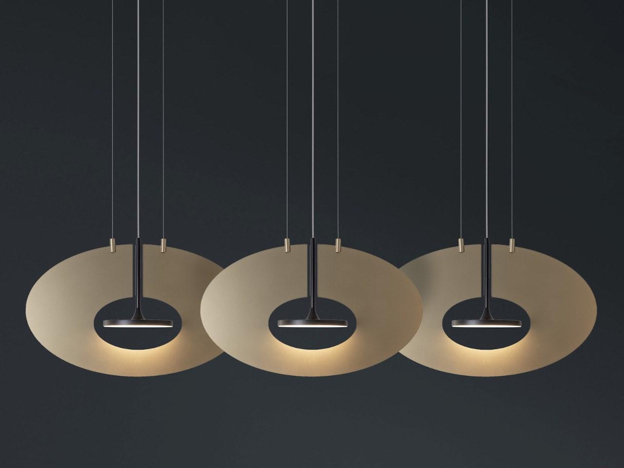 EYE IN THE SKY H3 STANDARD LED direct light Anodized aluminium pendant lamp