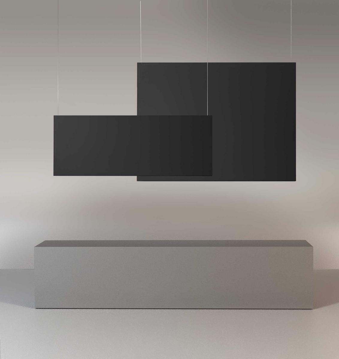 STAGE HORIZONTAL SILENCE LED perforated metal pendant lamp