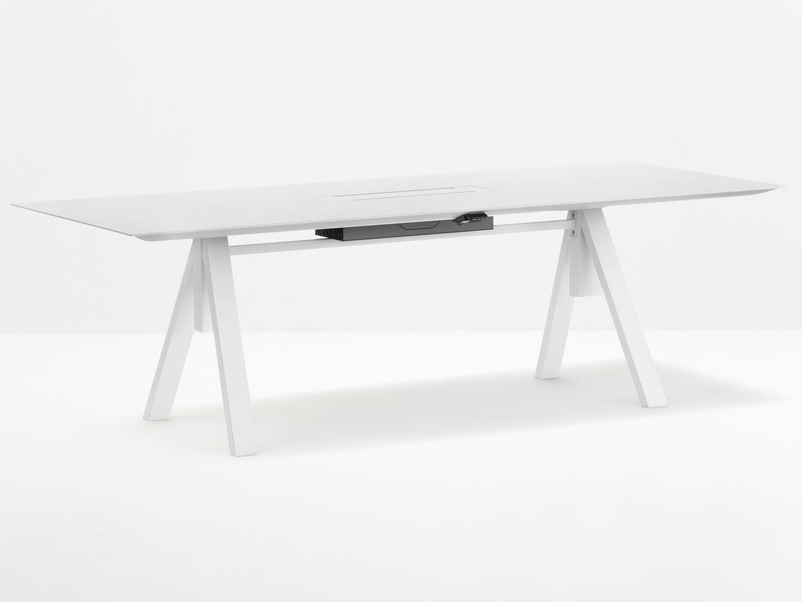 ARKI-TABLE ADJUSTABLE Height-adjustable rectangular office desk