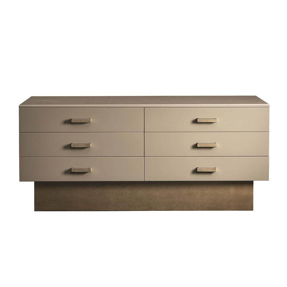 LOFT Rectangular lacquered chest of drawers