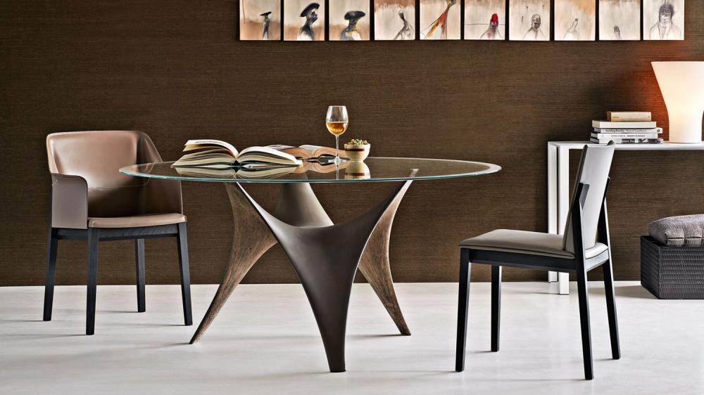 ARC Round glass table