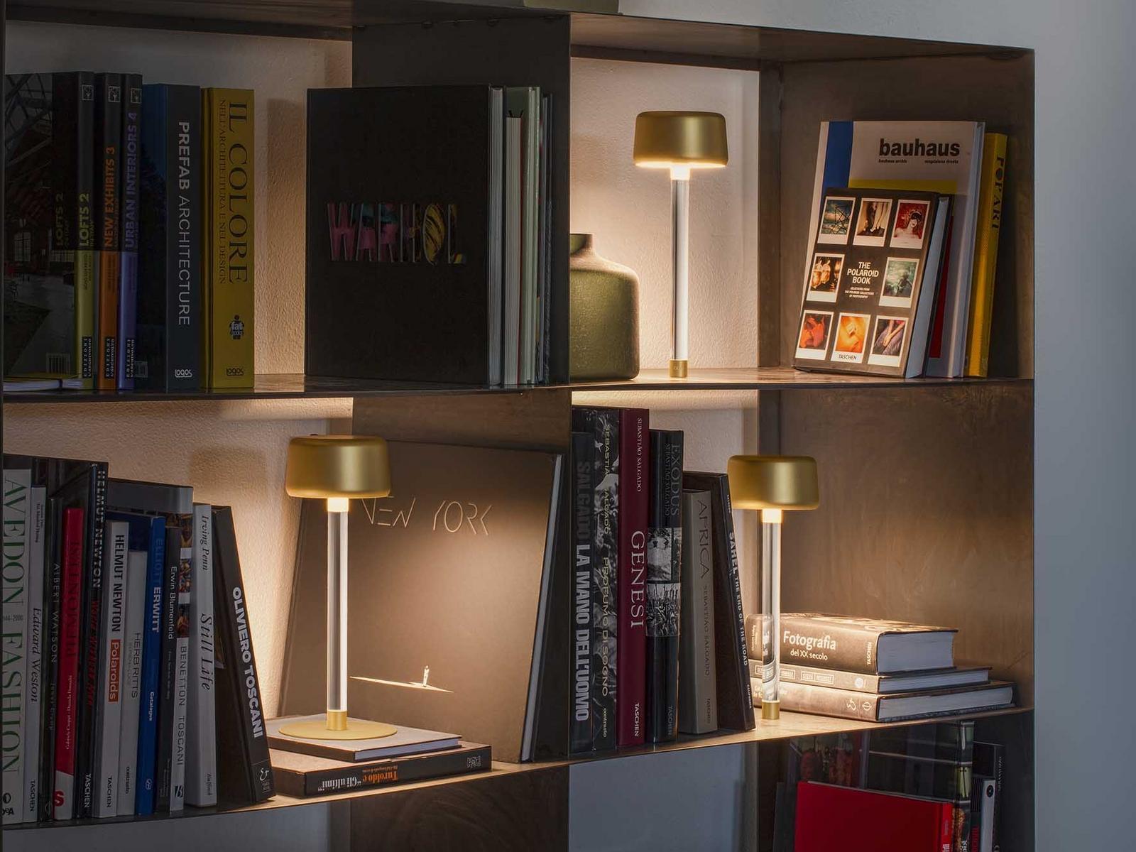 TEE LED cordless table lamp with USB charging