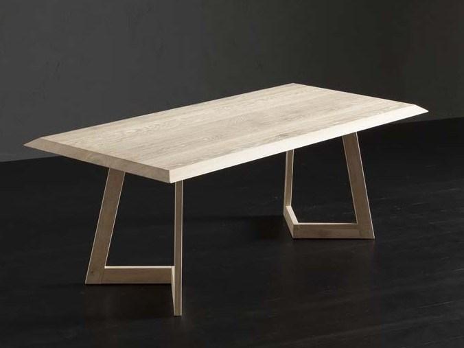 RIO + SEVEN Rectangular wooden dining table