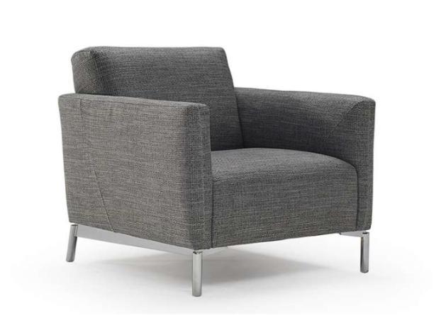 TRATTO Fabric armchair with armrests