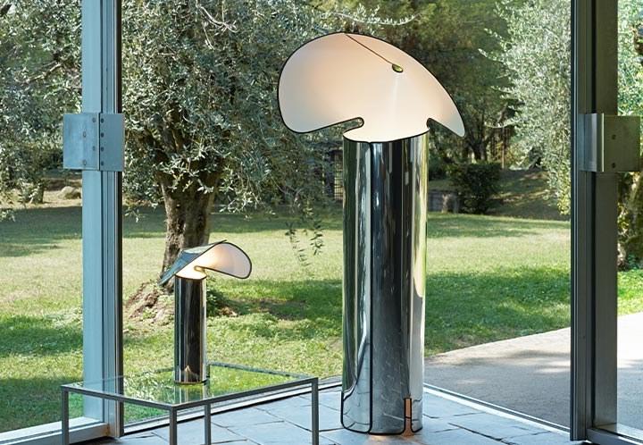 CHIARA LED aluminium table lamp with dimmer