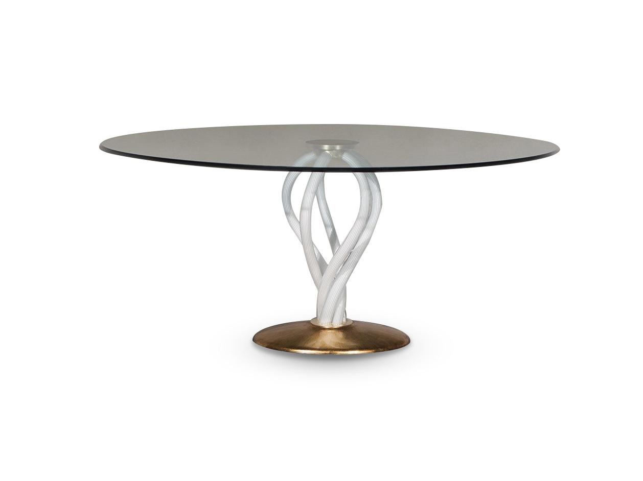 BOLSHÒJ Round glass dining table