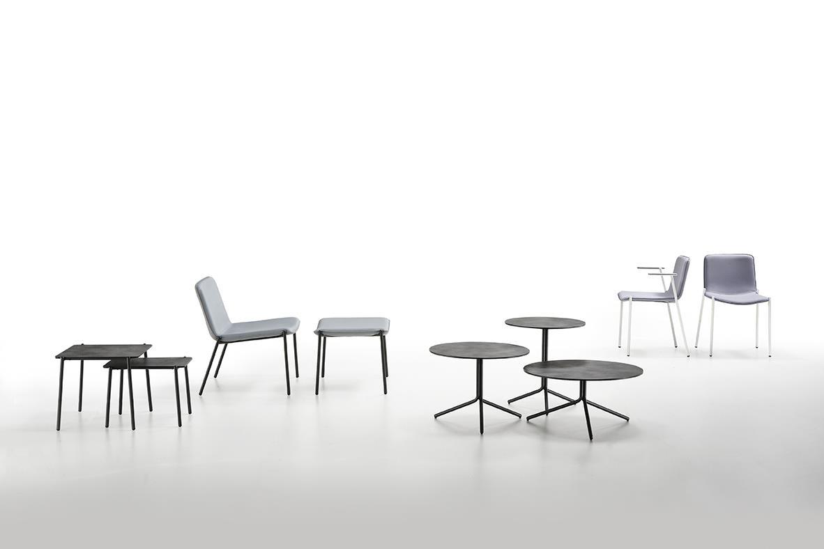 TRAMPOLIERE AT IN Upholstered fabric chair
