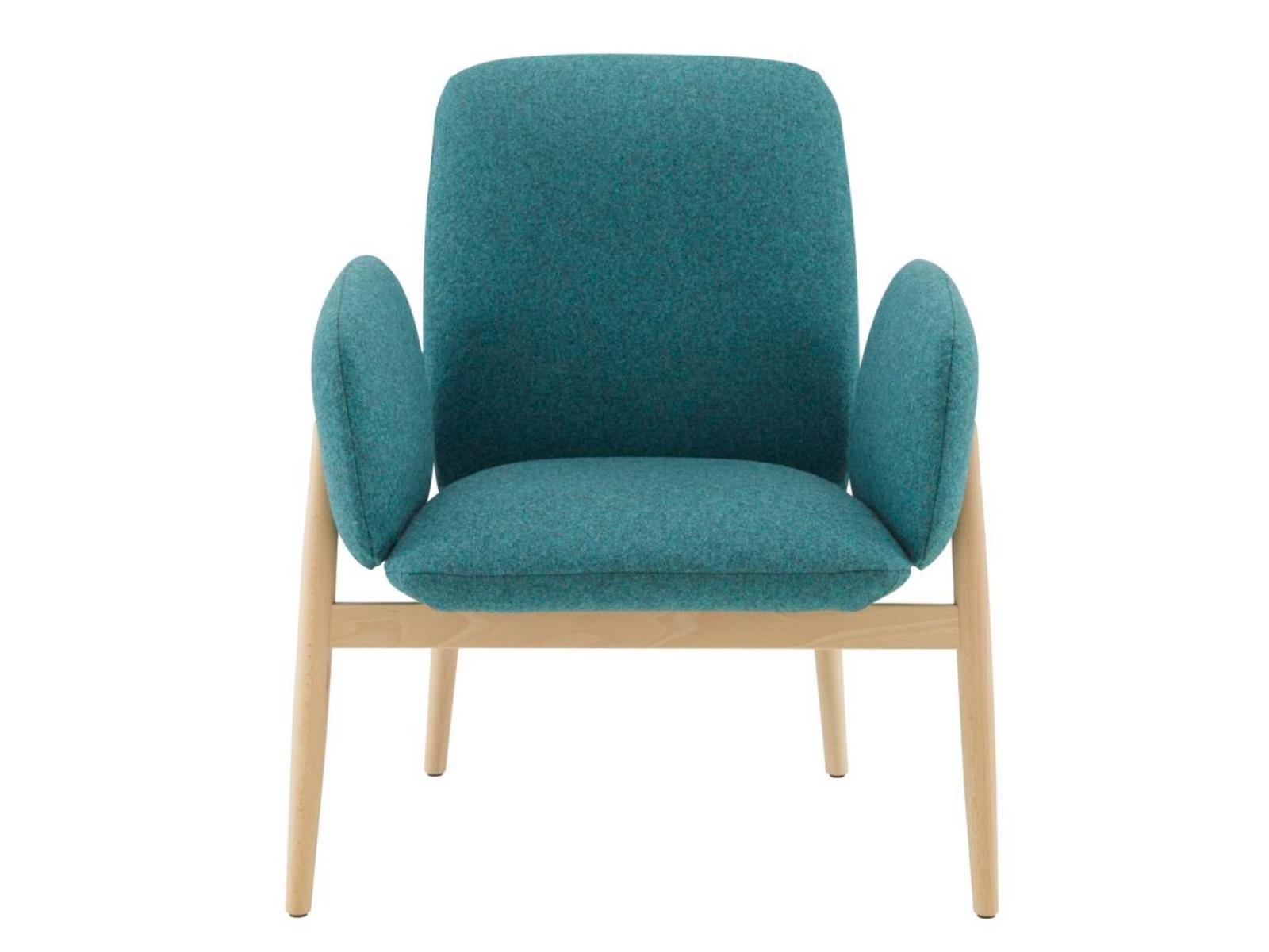 TORII Fabric easy chair with armrests