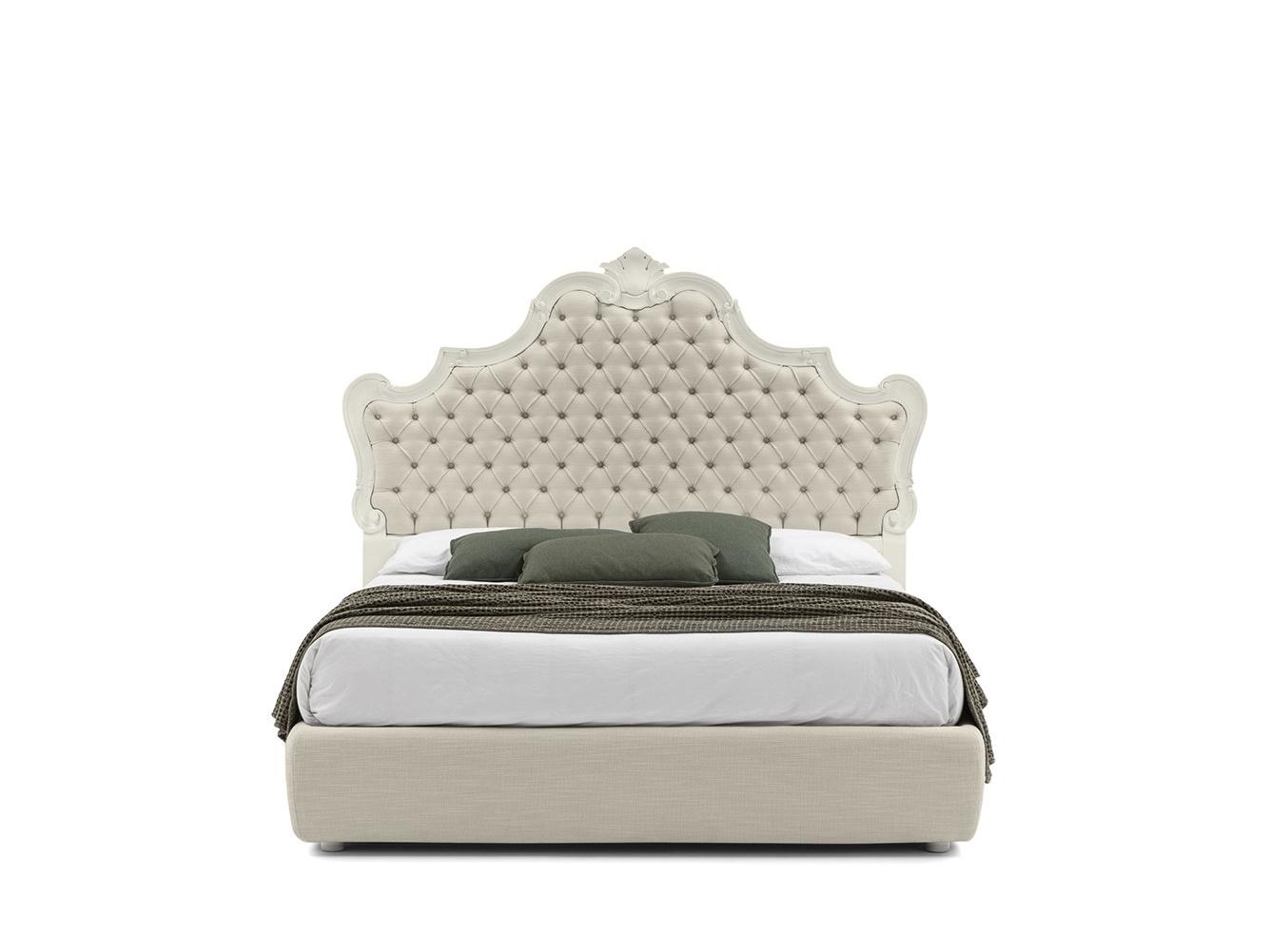 CHANTAL CAPITONNE’ Double bed with tufted headboard