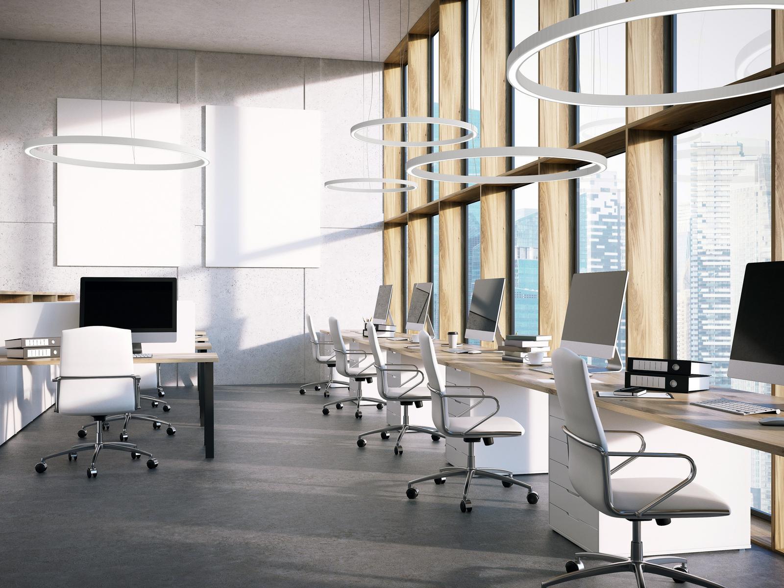 BROOKLYN ROUND LED extruded aluminium pendant lamp