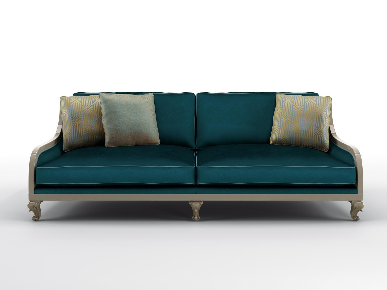 CLUB 3 seater velvet sofa