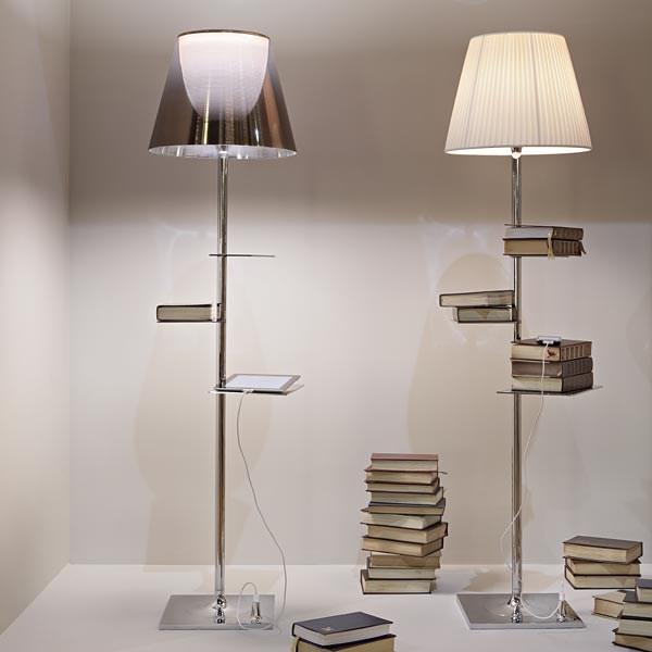 BIBLIOTHEQUE NATIONALE LED Zamak floor lamp