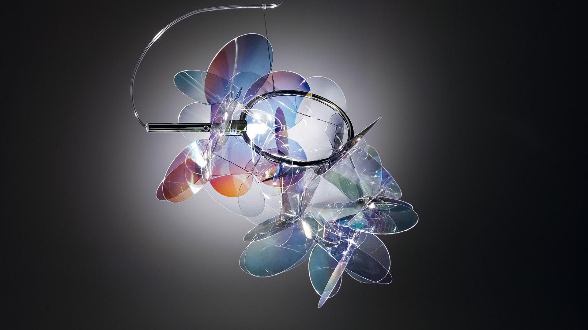 MILLE BOLLE LED polycarbonate pendant lamp