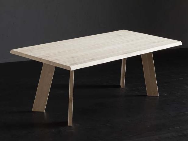 TORONTO + STREET Rectangular wooden dining table
