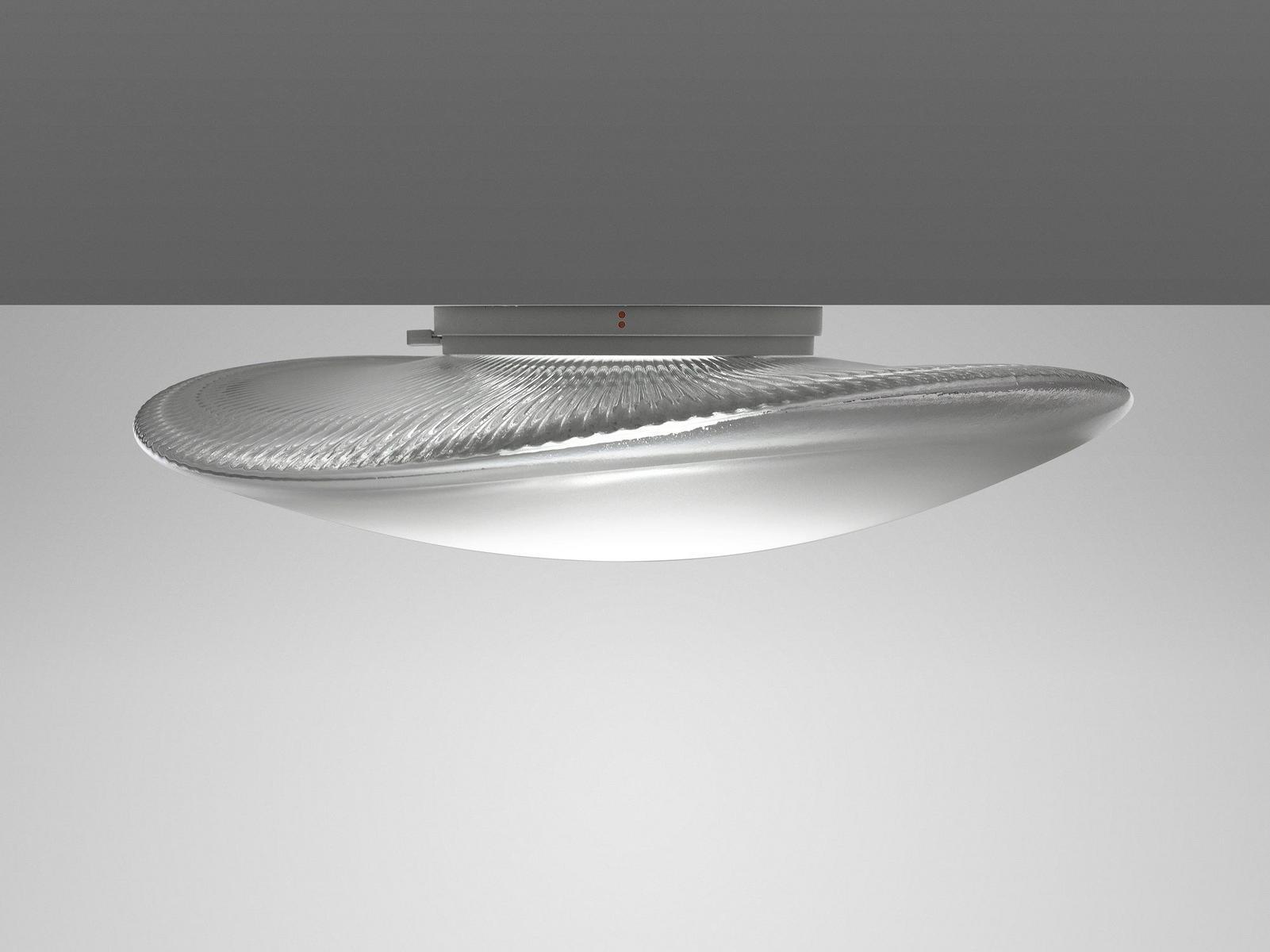 LOOP LED blown glass ceiling lamp