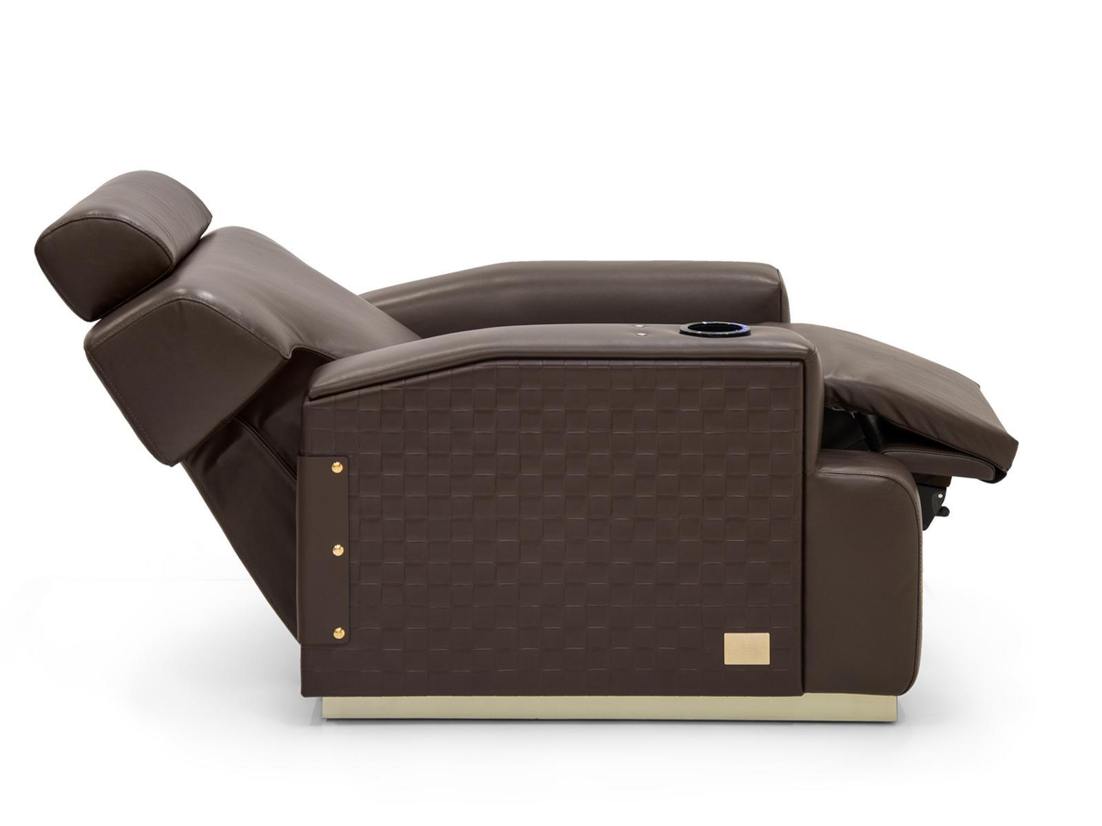 BOURBON Recliner relaxing leather armchair