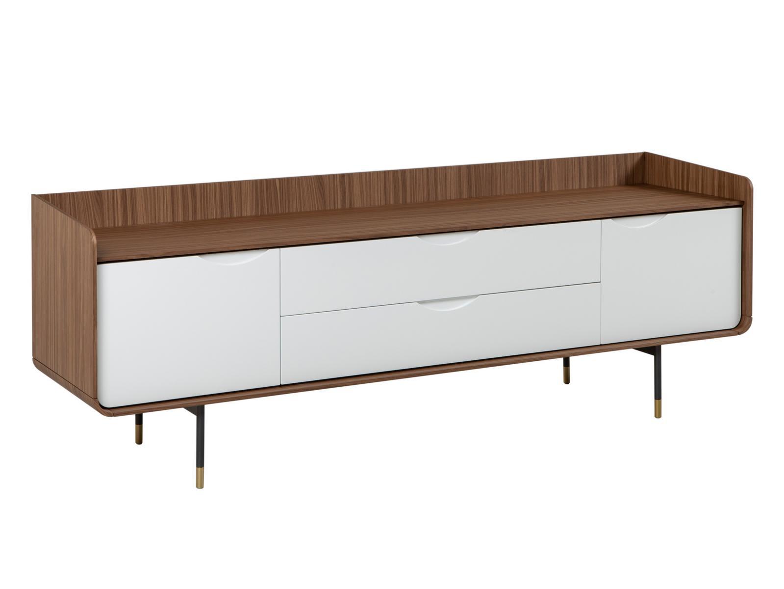 OPERA Walnut TV cabinet with doors