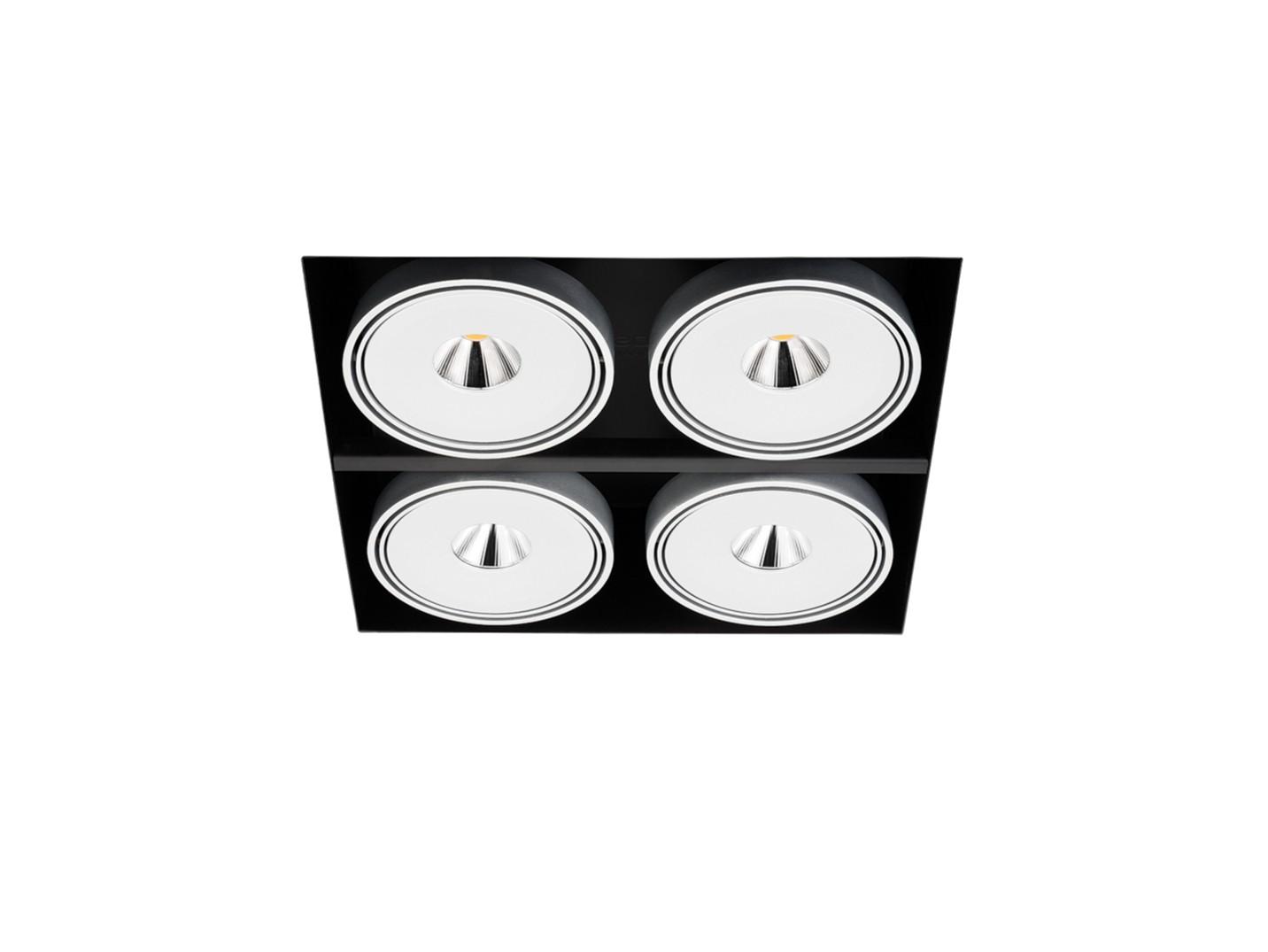 ORBITAL TRIMLESS 4 LARK-111 LED recessed aluminium spotlight