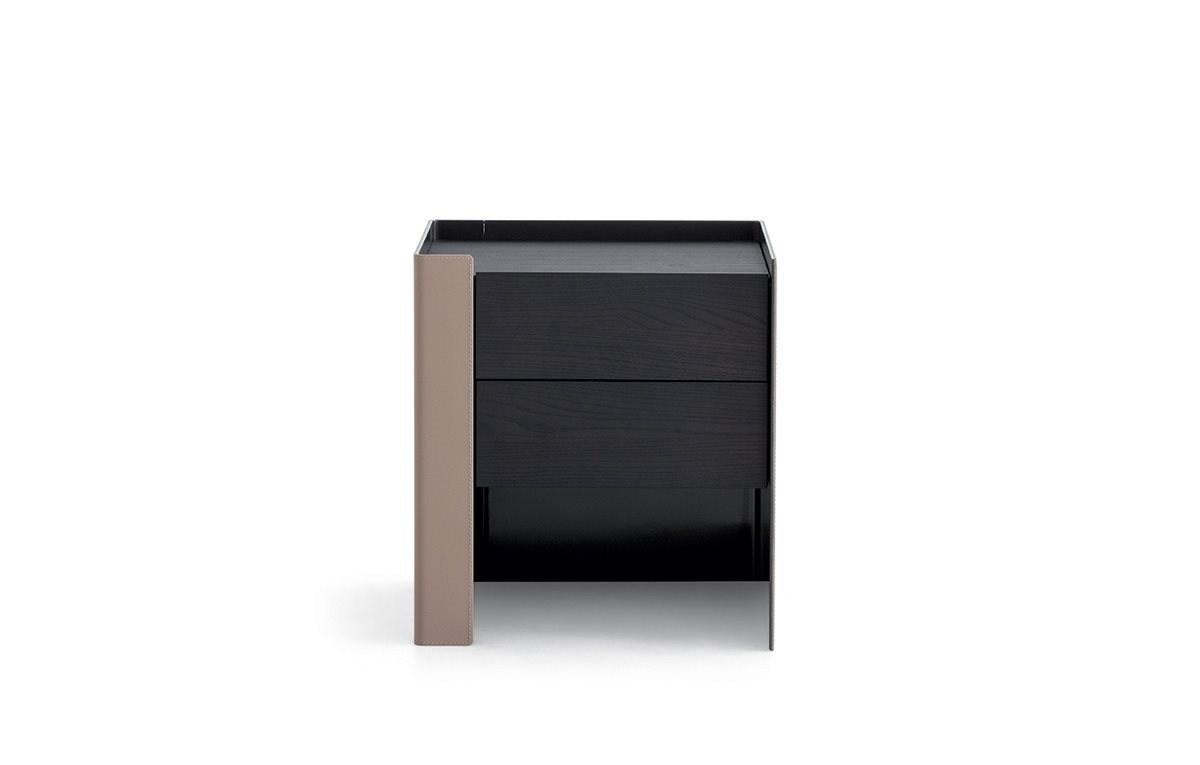 CHLOE Rectangular bedside table with drawers