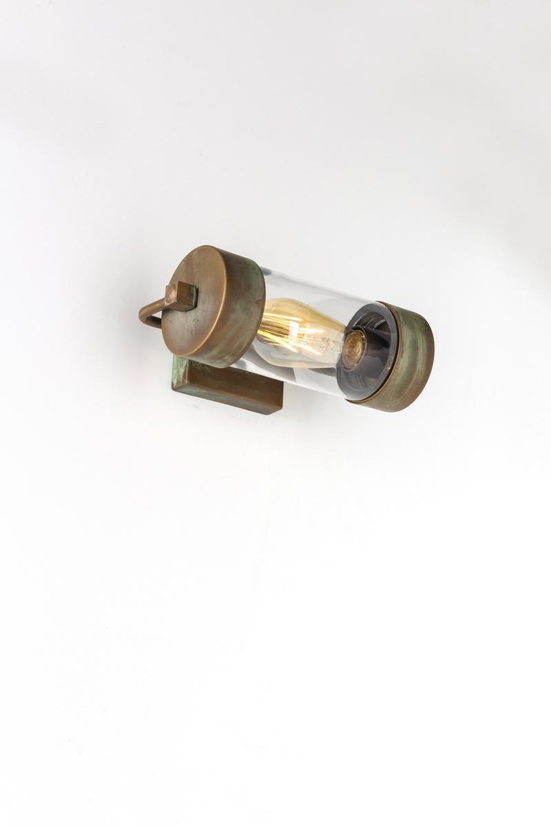 SILINDAR Brass wall lamp with double support