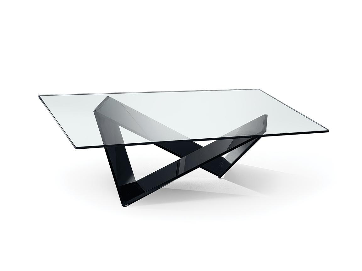 PRISMA Square glass coffee table