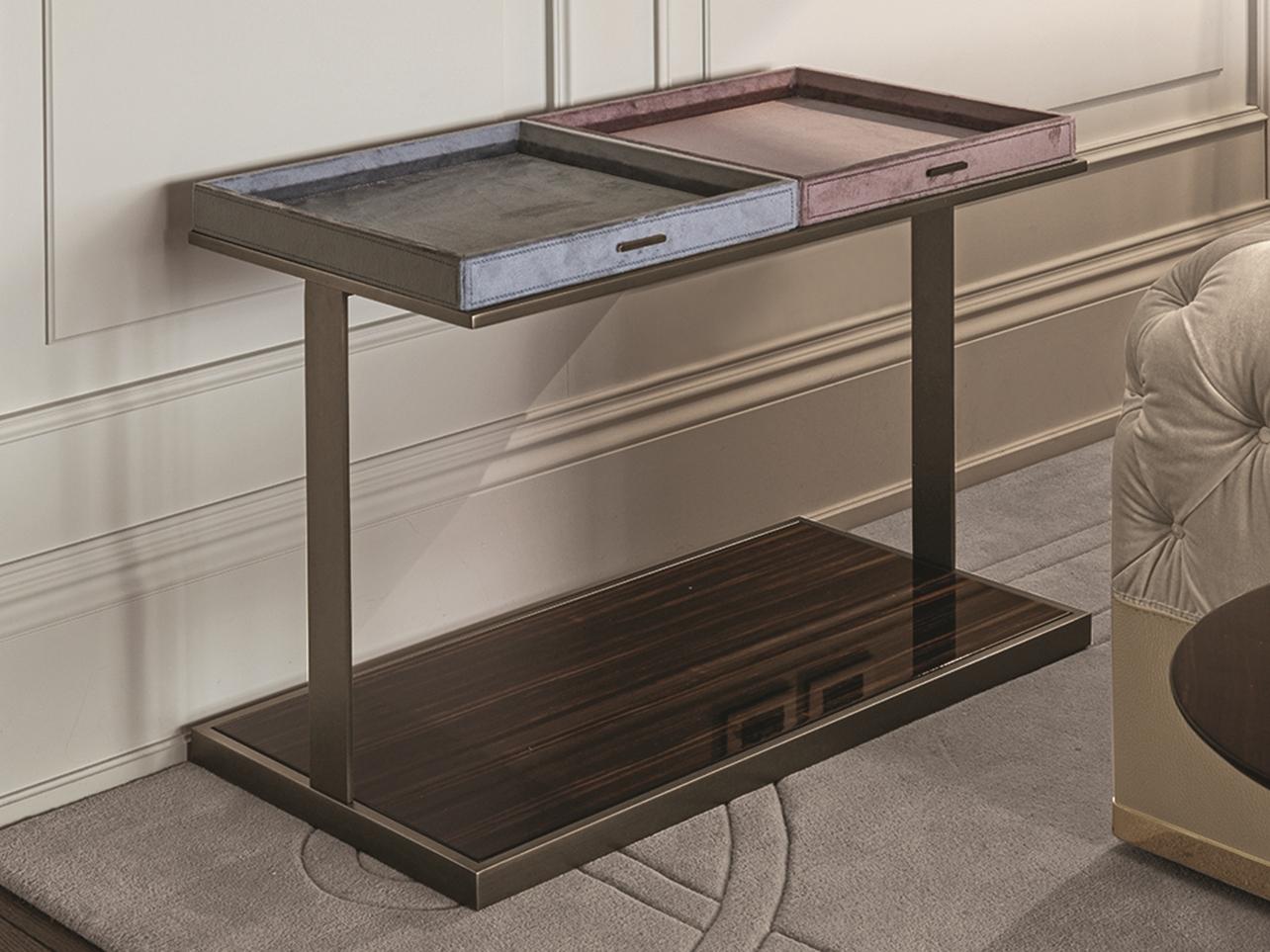 LOUIS Rectangular stone coffee table