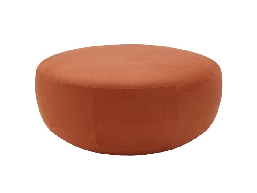 PRADO Round fabric pouf