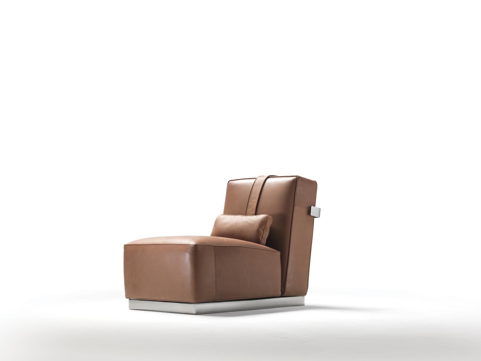 A.B.C.D. Recliner leather armchair